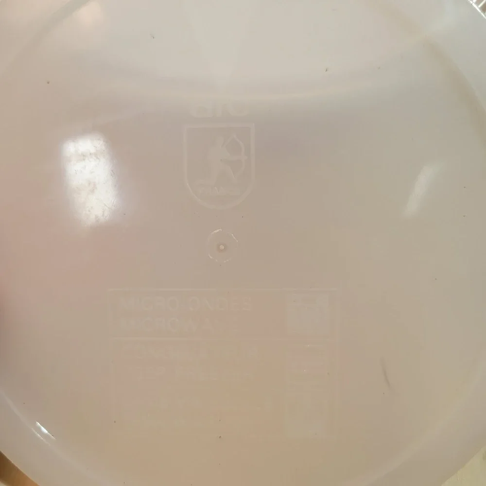ARCOFLAM d arcopal White Glass Casserole Dish with Lid and‎ Handle